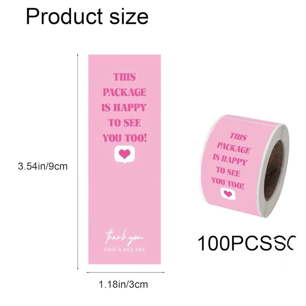 This Package is Happy to See You Too stickers for Poshmark